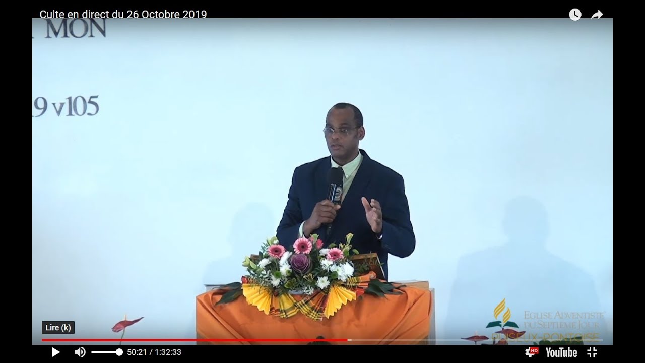 Culte du 14 Decembre 2019 - Prédicateur Maurice Colosse