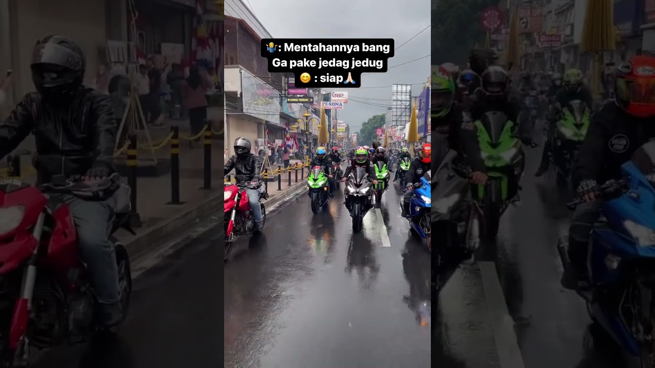 Sunmori syahdu pengawalan ketat #kawasakininja #zx25r