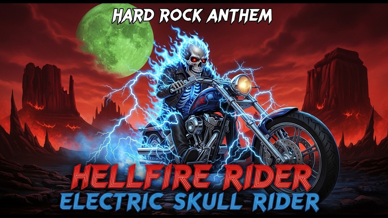 Hard Rock Anthem 🔥 Hellfire Rider 🎵 Electric Skull Rider