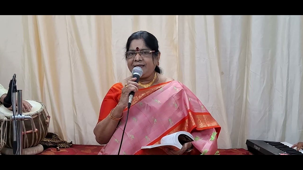 కామేశ్వరి  సాయి సరస్వతుల  -  నెల మూడు సోబనాలు-   అన్నమయ్య కీర్తన 
