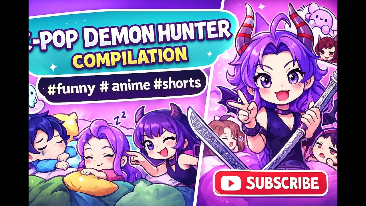 K-Pop Demon Hunter Compilation #funny #anime #shorts