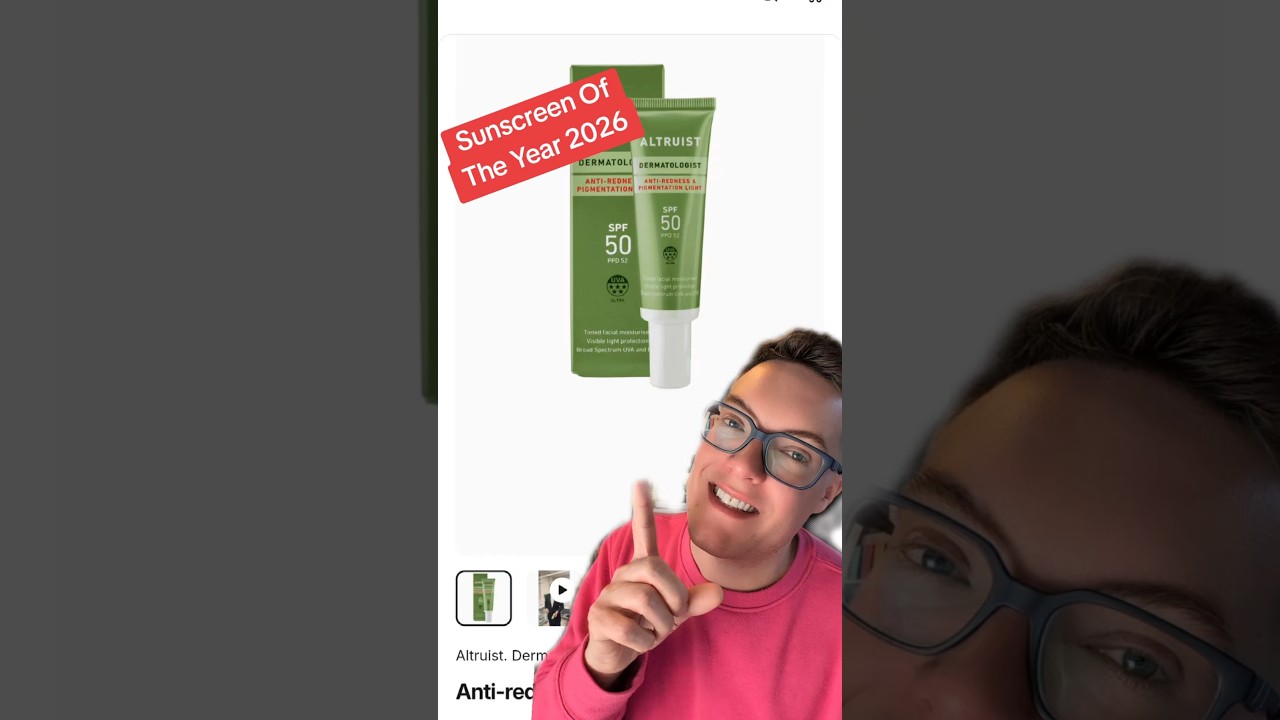 Sunscreen Of The Year 2026 - TOP 5 SUNSCREENS FOR FACE #shorts