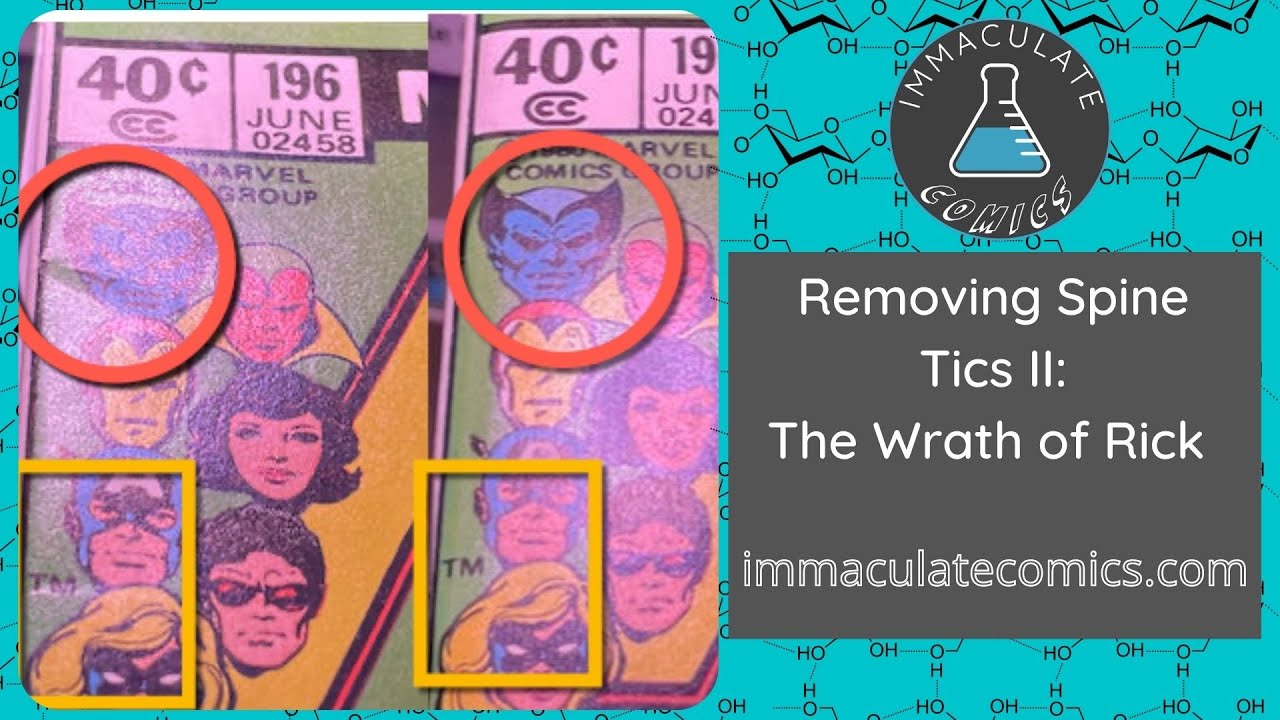 Comic Book Spine Tic Removal Tutorial Part II