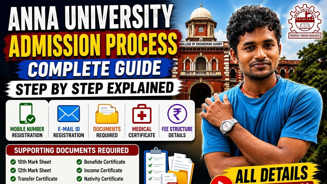 Anna University Admission Process 2026 | Allotment Order to Final Admission|Step-by-Step Guide| CEG
