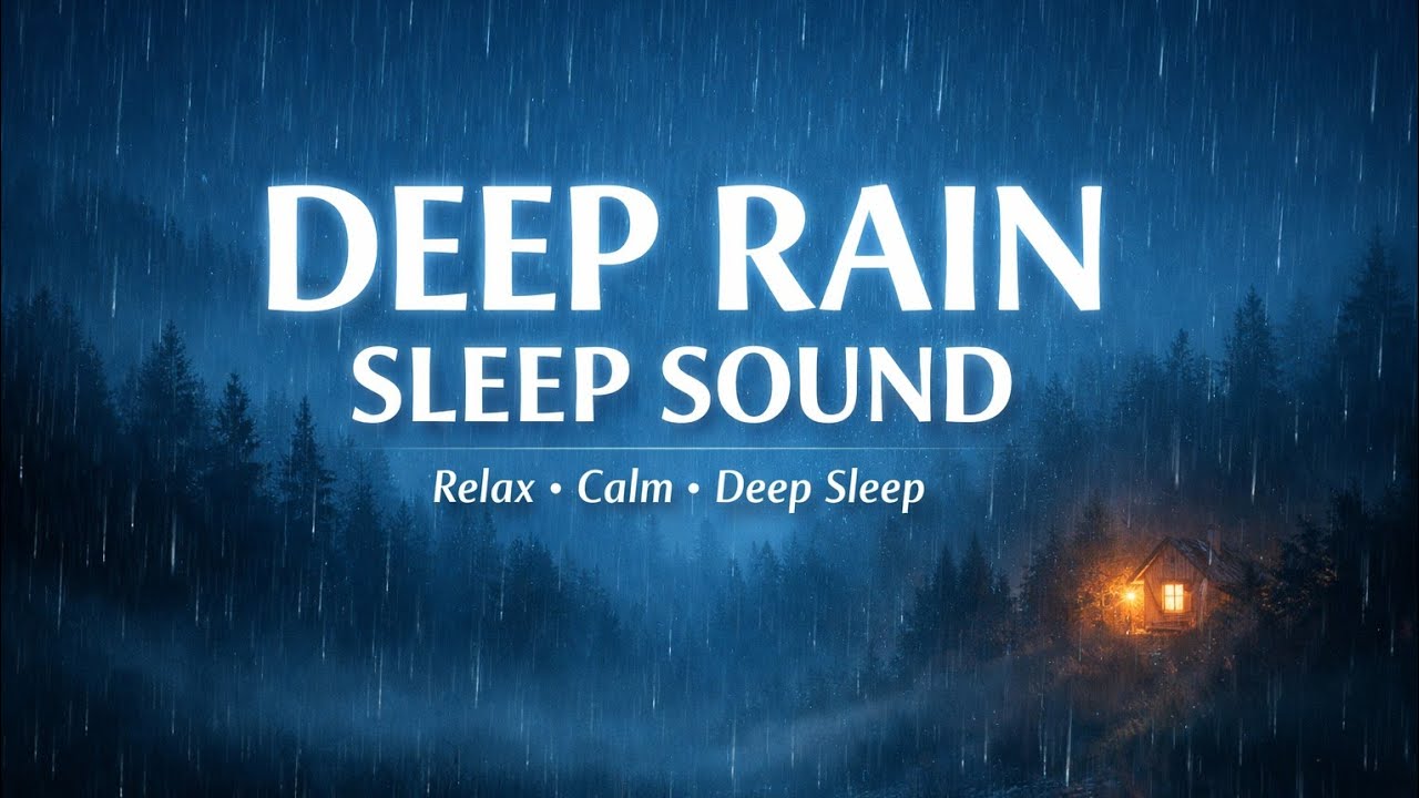 Deep Rain Sleep Sound | Relax calm deep sleep |@RainyDreamsNight #deepsleep #viral #rain #sleepmusic