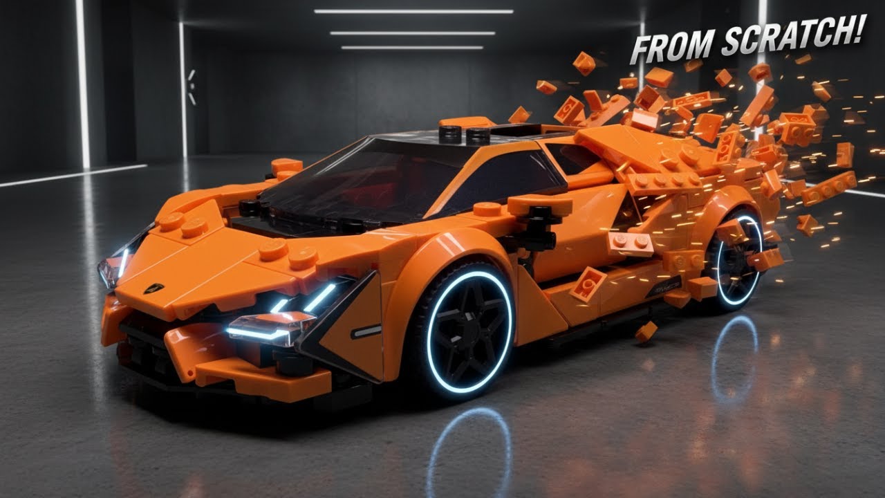 Watch Me Complete the LEGO Speed Champions Lamborghini Revuelto! 🧡🔥