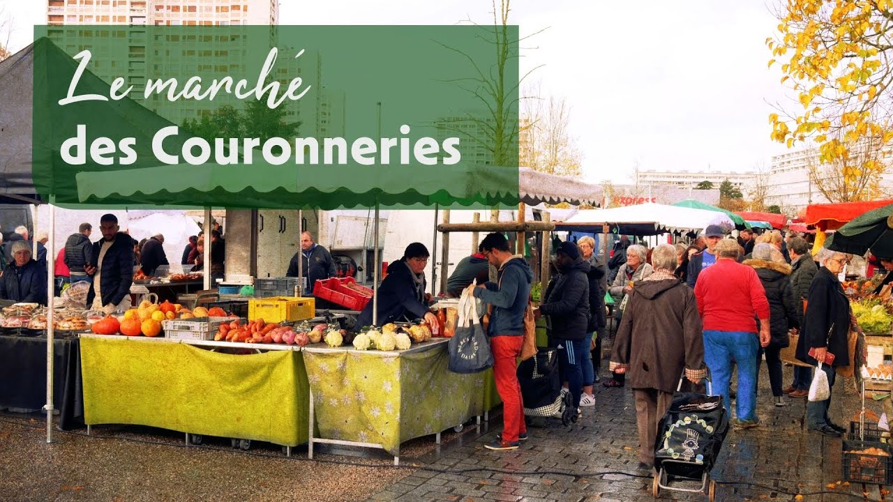 Le marché des Couronneries