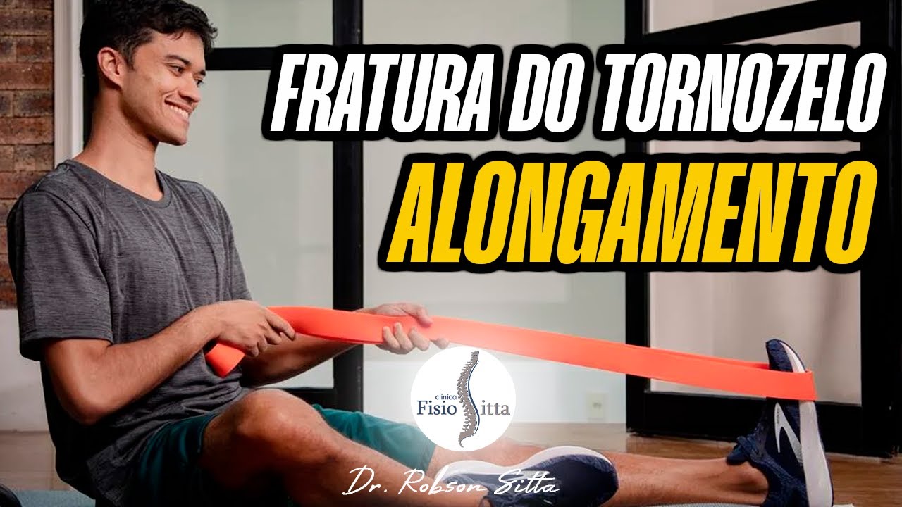 EXERC&Iacute;CIO DE DORSIFLEX&Atilde;O TORNOZELO COM FAIXA - MOBILIDADE NA CL&Iacute;NICA FISIOTERAPIA Dr. ROBSON SITTA
