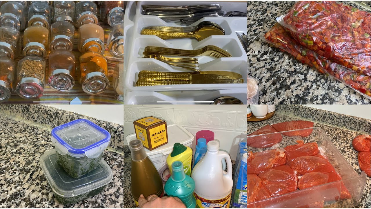 روتين مطرطق تنطيف 🧽🚰ترتيب تقدية 🛒من الهري ترتيب الخظر 🫑