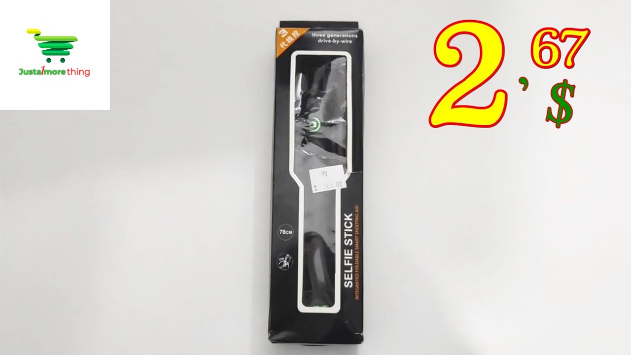 Cheap selfie stick  ( 2,67 USD ) Unboxing & Test