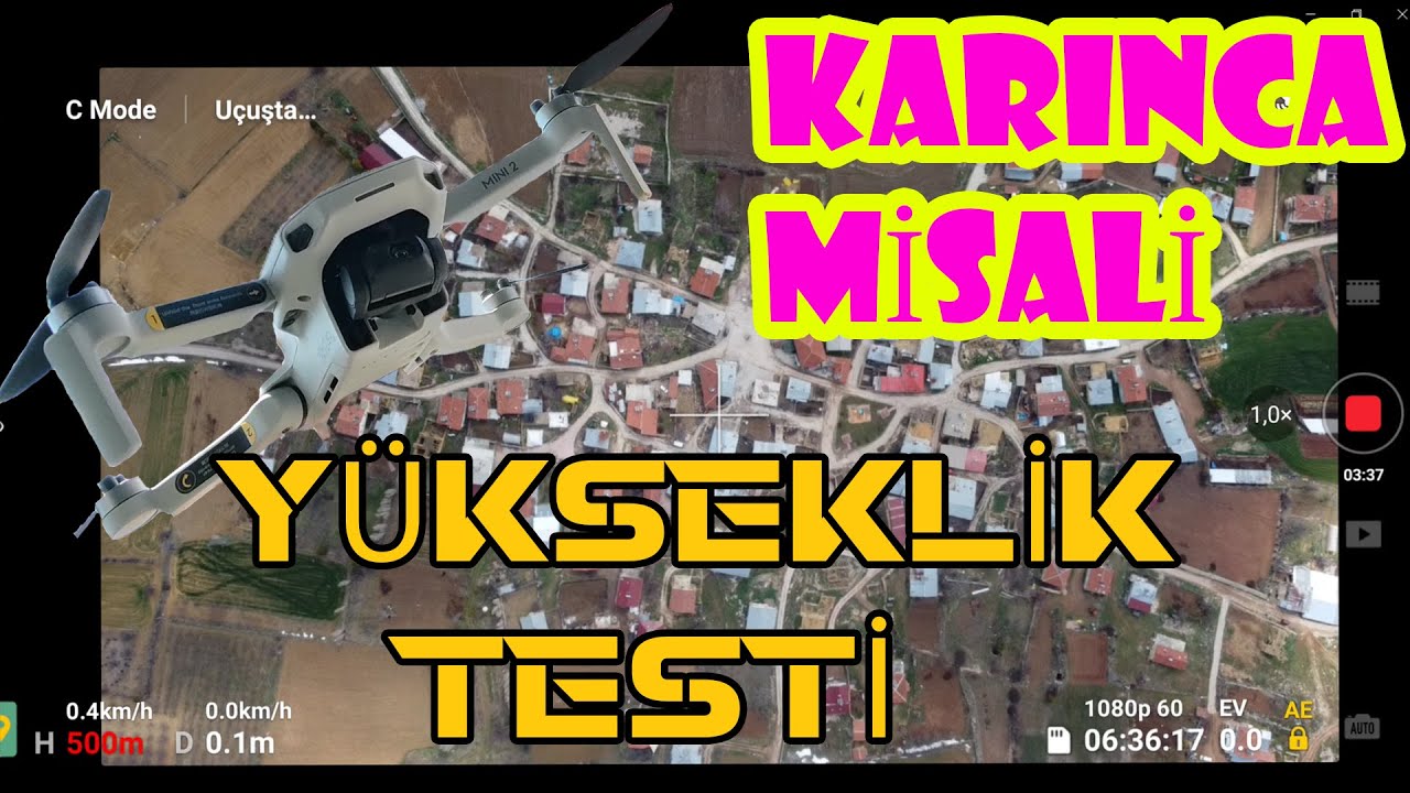 Djı mini 2 y&uuml;kseklik testi | Bağlantı kopmadan ne kadar y&uuml;ksekten video &ccedil;ekebilir