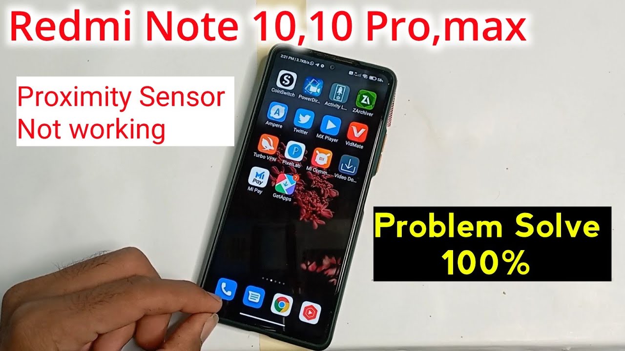 Redmi Note 10 Pro Proximity sensor not working problem | Redmi Note 10 Pro max proximity sensor fix
