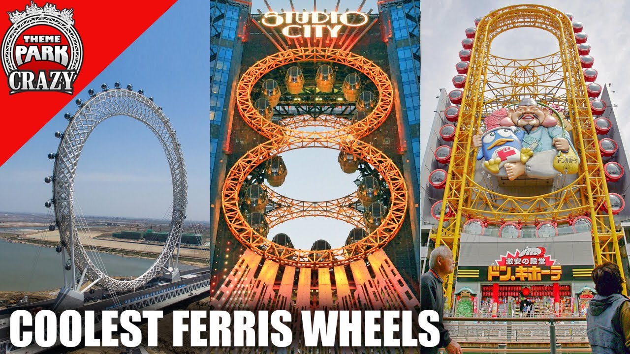 10 самых крутых колес обозрения 🎡 😮