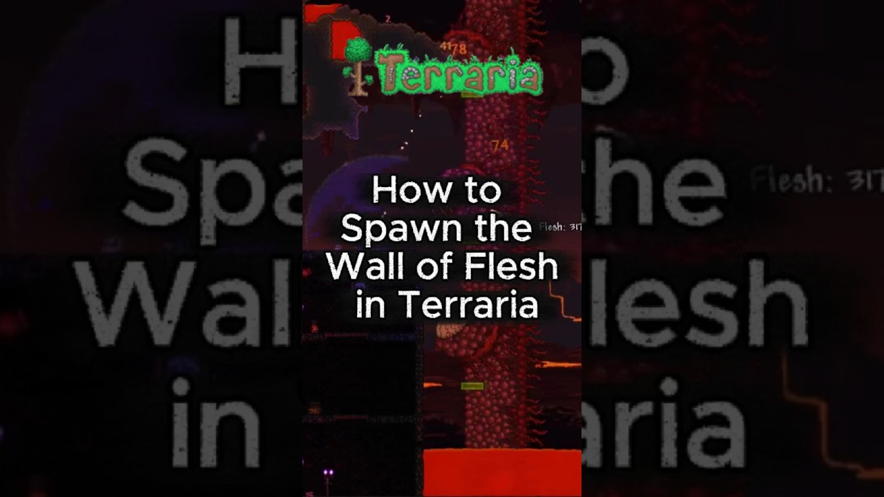 How to Spawn the Wall of Flesh in Terraria &ndash; Step-by-Step Guide! 🔥😈 #Terraria #shorts #shortsfeed