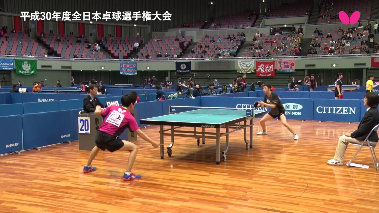大会３日目｜ジュニア男子５回戦 戸上隼輔 対 伊藤礼博｜全日本卓球2019 ダイジェスト