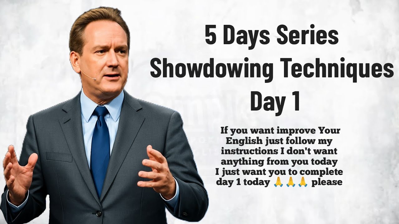 Practice English speaking Learn English FAST with Shadowing | Day 1: Master the Technique