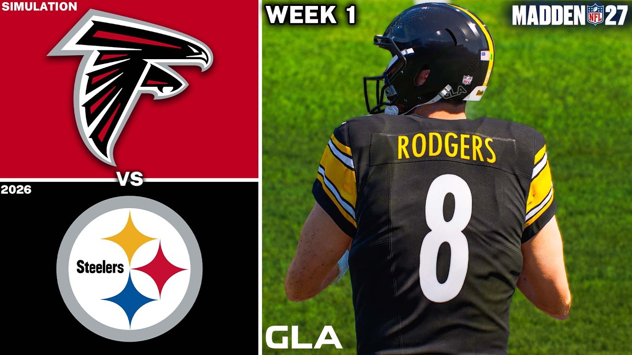 Steelers vs. Falcons Week 1 Simulation | Madden NFL 27 PS5
