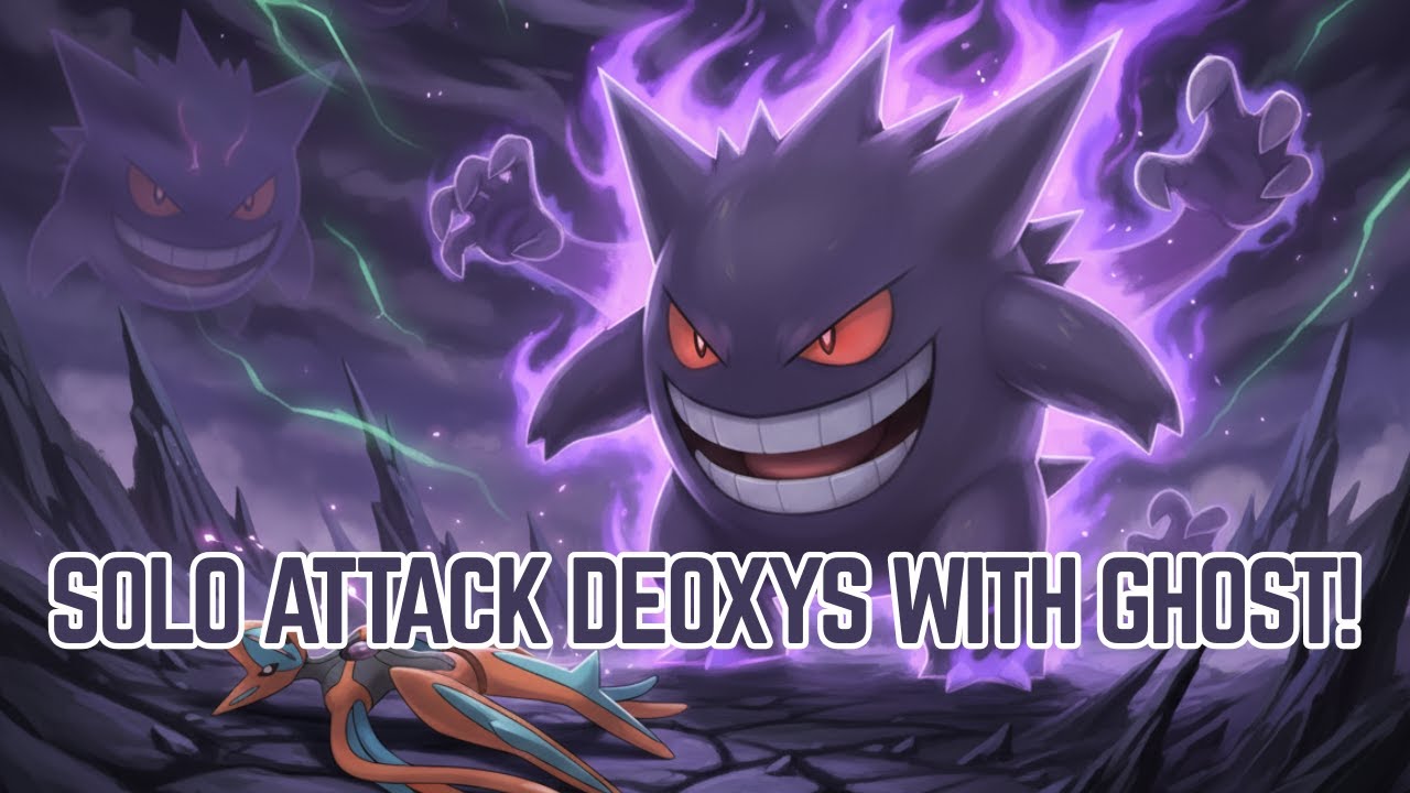 SOLO Attack Forme Deoxys with ONLY Mega Gengar!