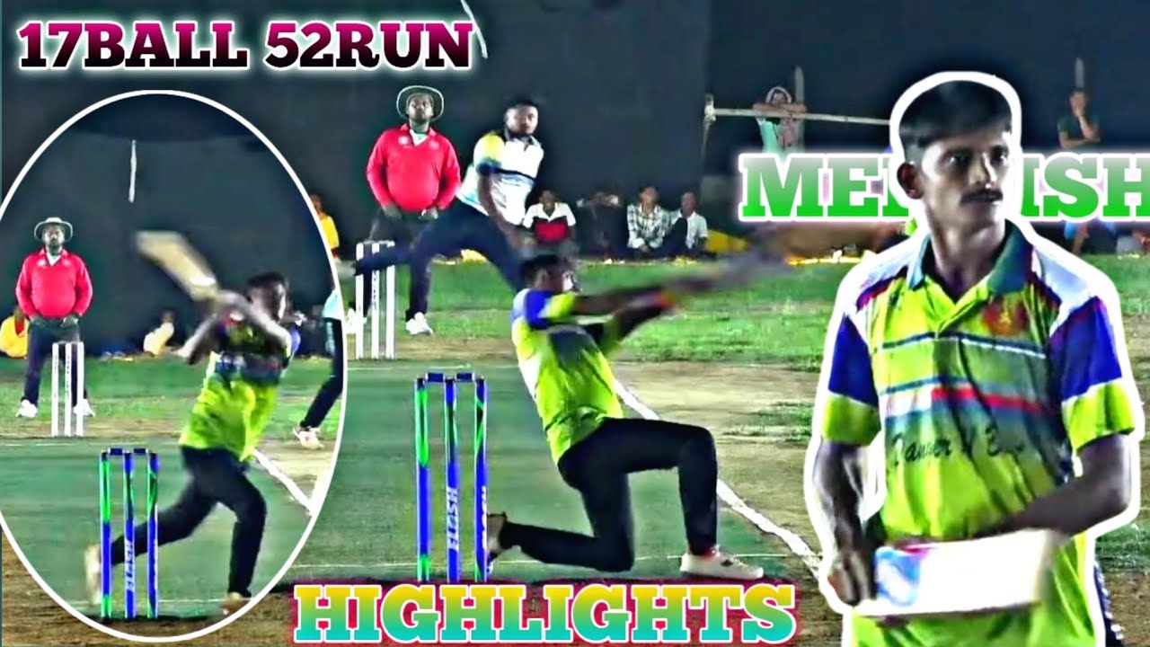 Hiralal Mendish Batting 💥Agreesive Men Hiralal 🏏Mental 17 Ball 52 Run 🔥Credit by@cricketcarlson