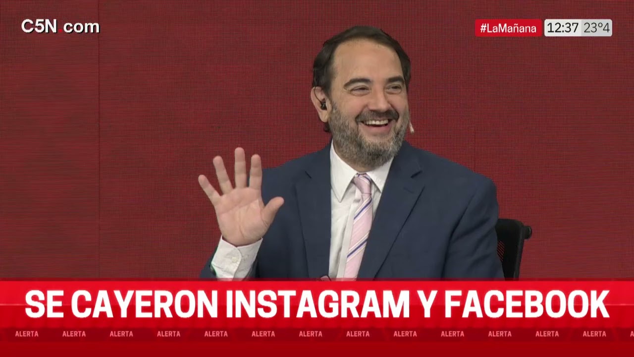 SE CAYERON INSTAGRAM y FACEBOOK: INVESTIGAN LAS CAUSAS