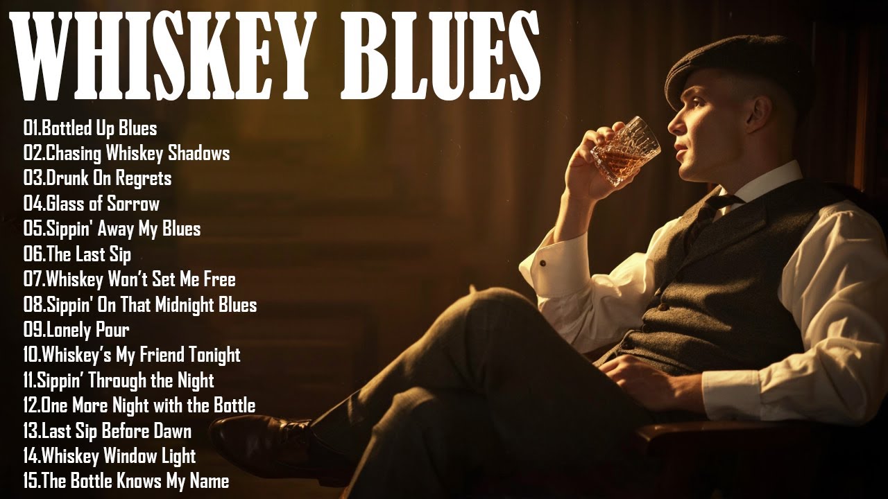 Relaxing Whiskey Blues Music | Best Of Slow Blues /Rock Ballads | Fantastic Electric Guitar Blues 🎸