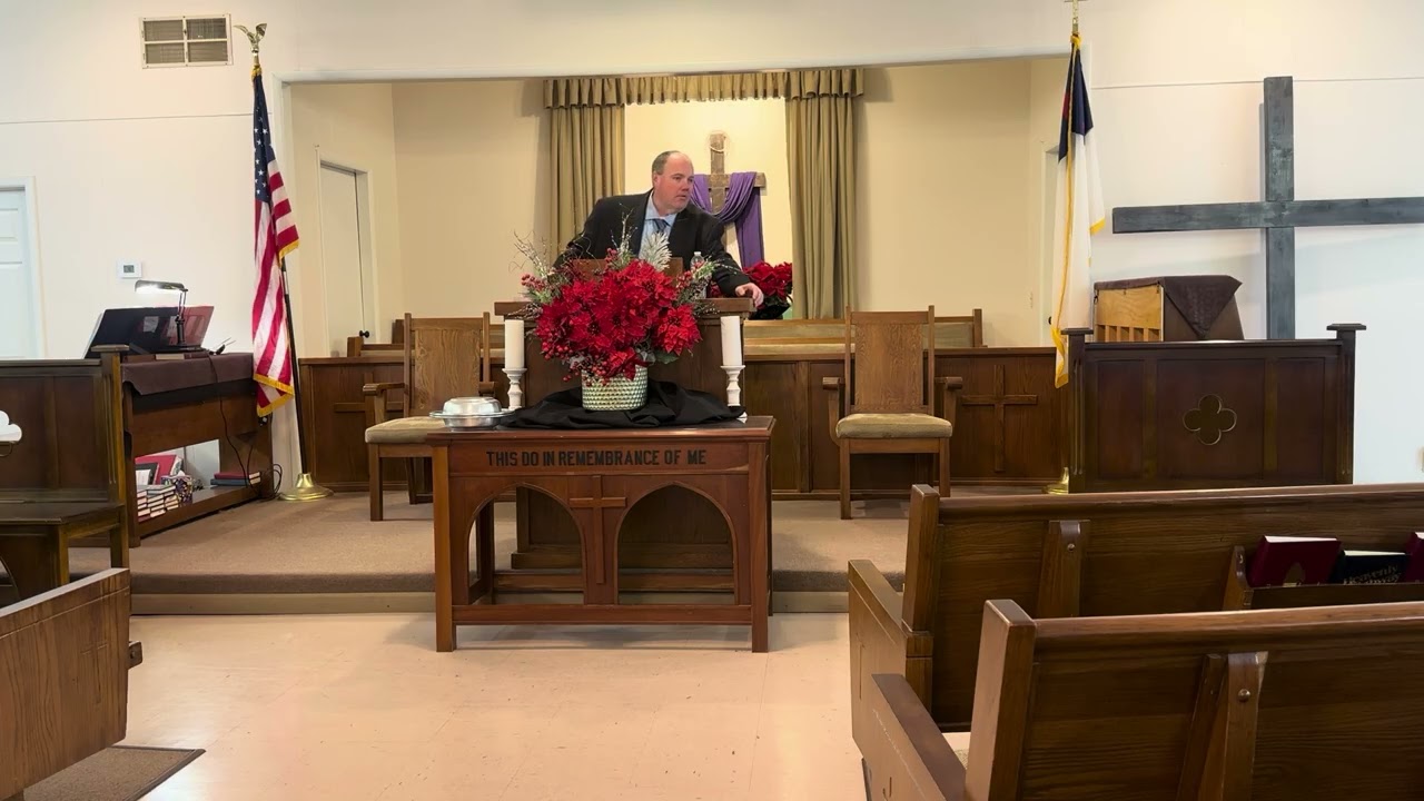 Brother Charley Churchman preaching “We Need Vision To To See The Future”
