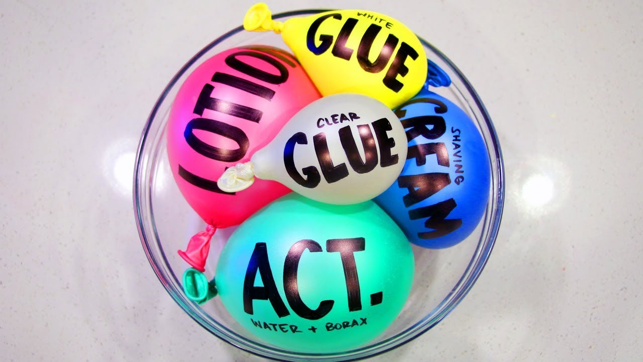 How to Make Soft Putty Slime with Satisfying Balloon Cutting!