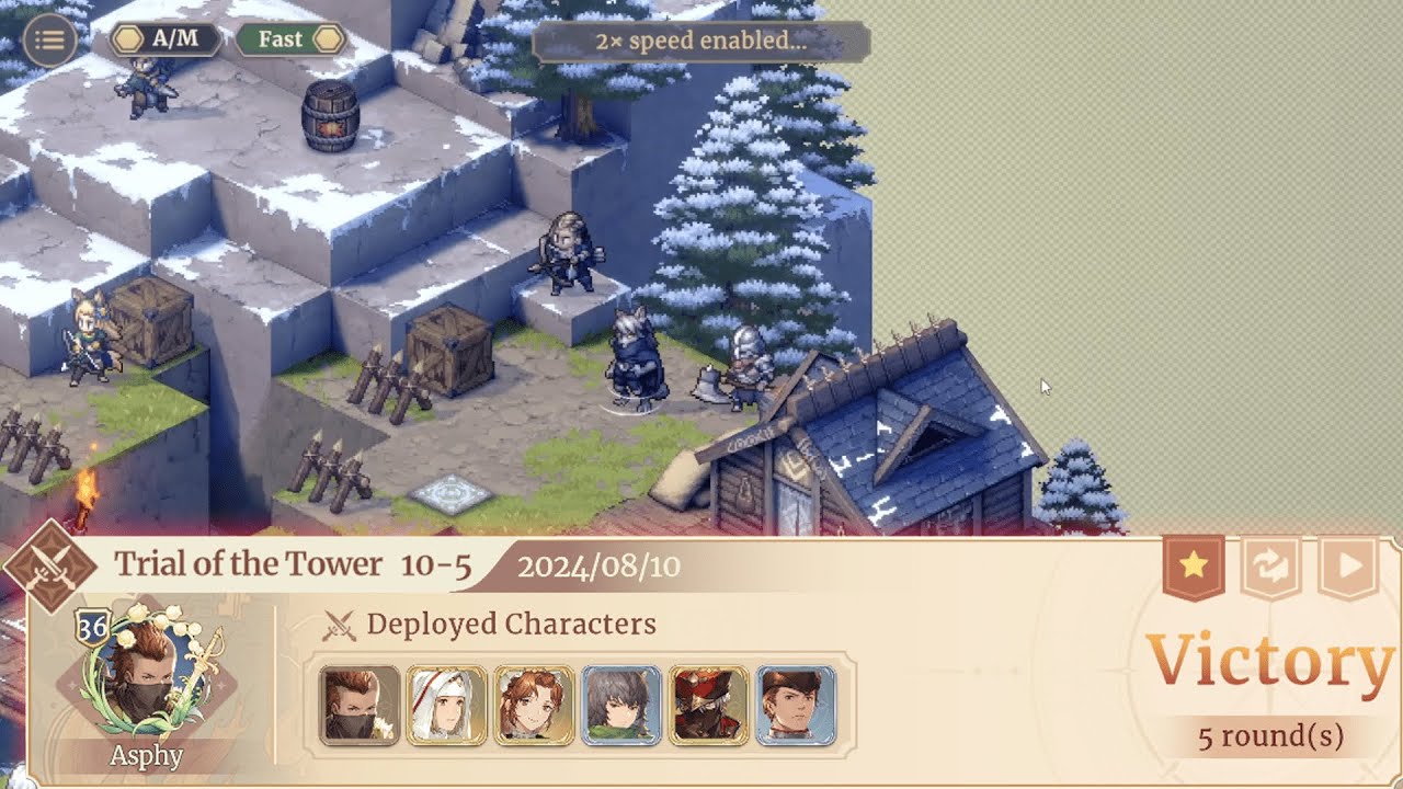 Sword of Convallaria Tower 10-5 (Week 2 August 5-12)