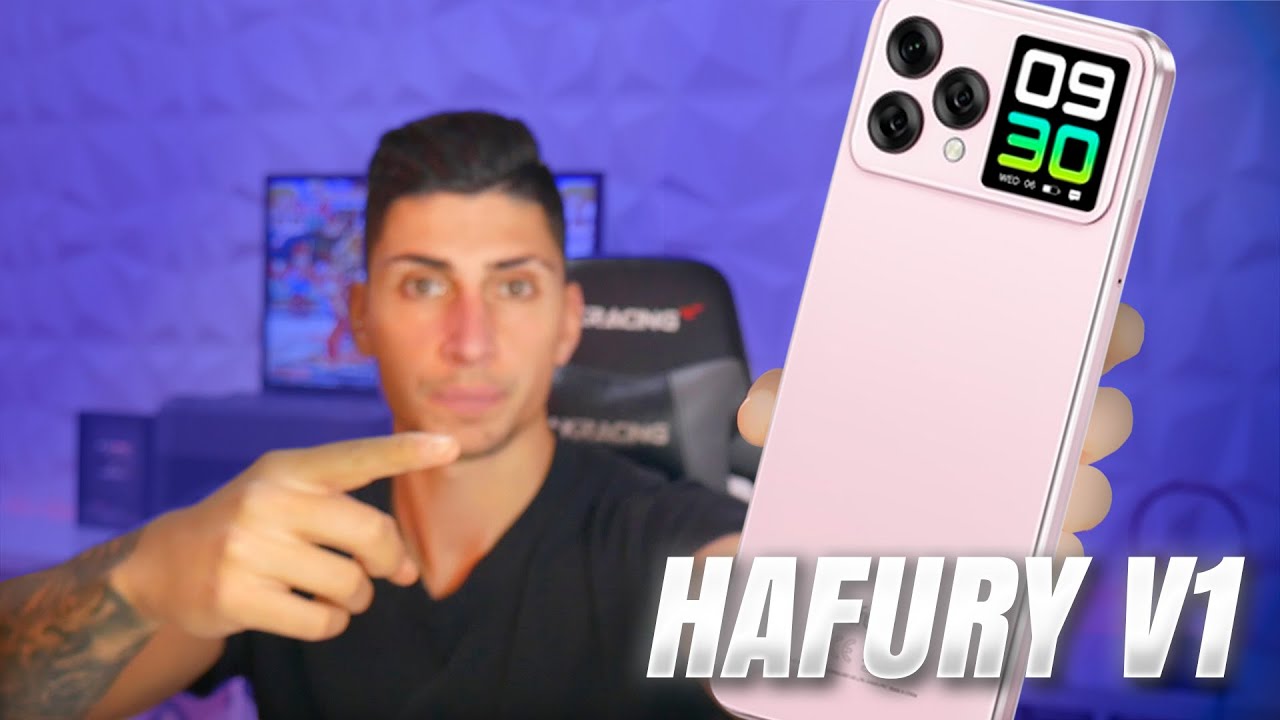 Este teléfono con 2 PANTALLAS cuesta 150€ | HAFURY V1