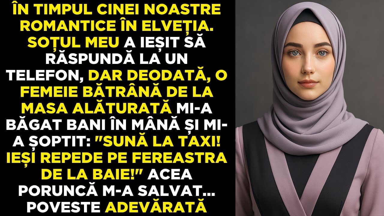 Cheamă un taxi și salvează-te ACUM!” mi-a șoptit bătrâna de la masa alăturată – nu bănuiam de ce...