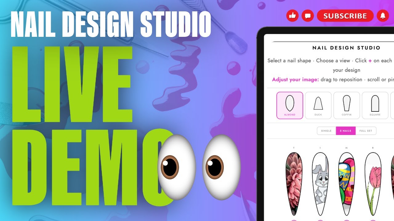 [ORLANDO NAIL TECH] Nail Design Studio -- Making Nail Decals 2026