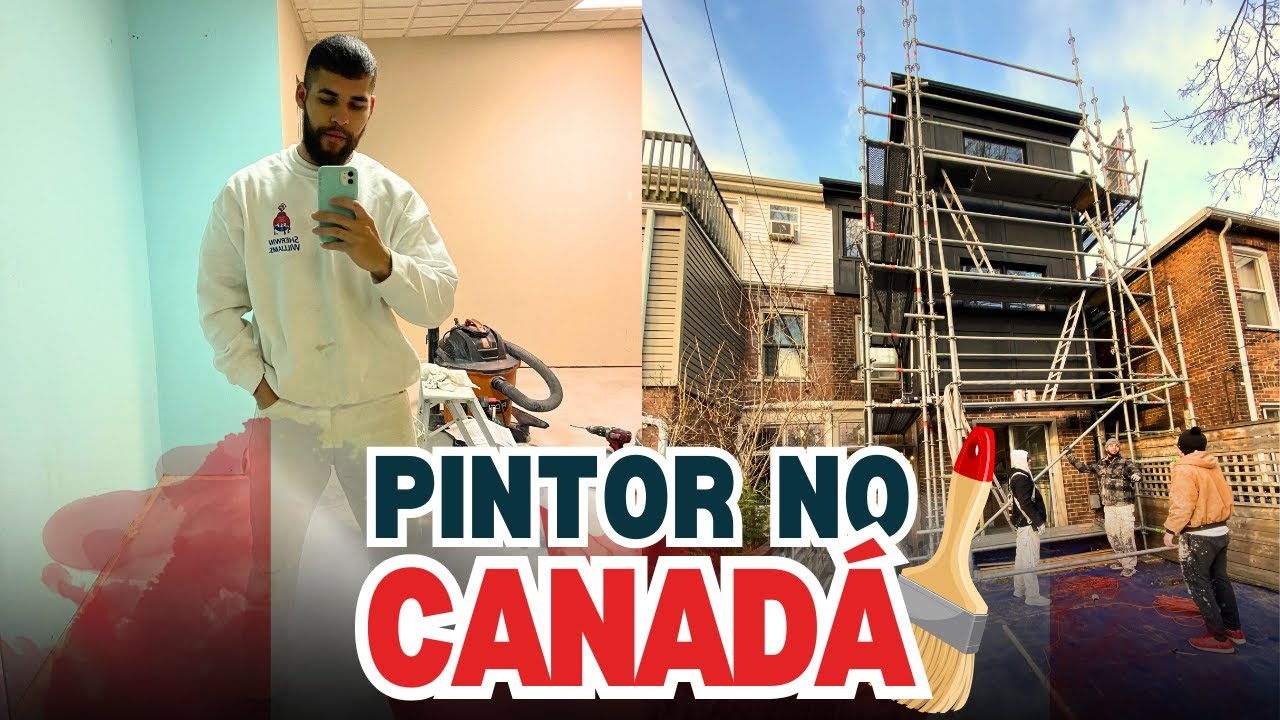 COMO é a VIDA de um PINTOR no CANADÁ? Quanto ganha em Québec / Toronto