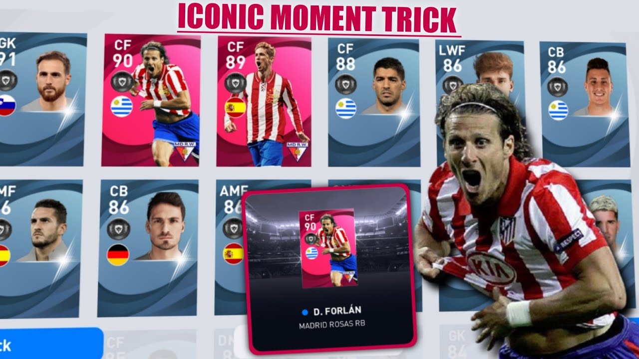 How To Get Iconic Moment Atletico Madrid 🔥 In PES 2021 Mobile/ Iconic Trick