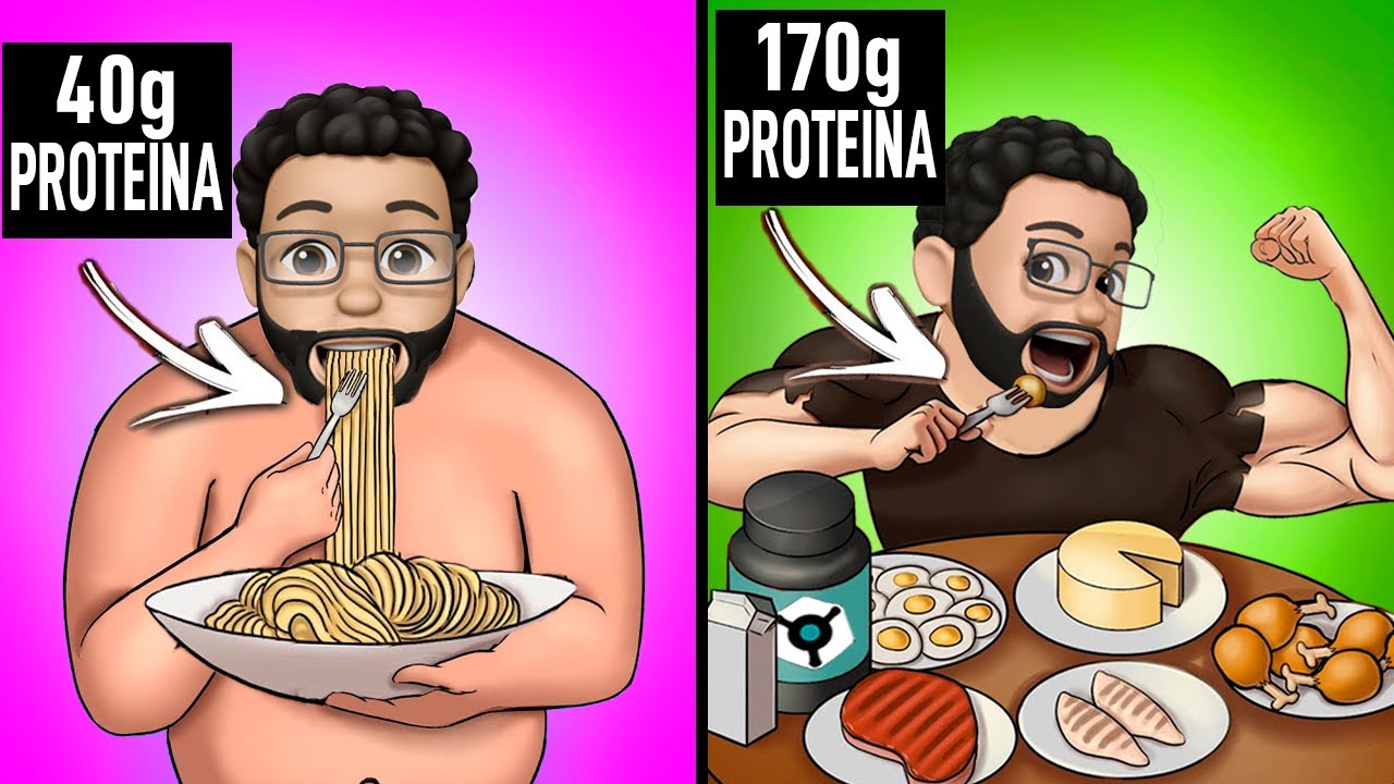 ¿CUÁNTA PROTEÍNA comer AL DÍA para GANAR MASA MUSCULAR? - [ calcula cuánto debes comer ]