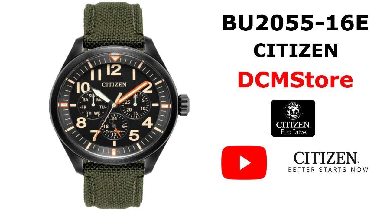 BU2055-16E Citizen Chandler Green Military