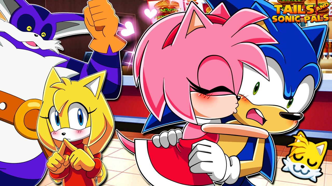 Sonic and Amy's Double Date at McDonalds - Tails and Sonic Pals VRChat Stories (FT Big & Zooey)