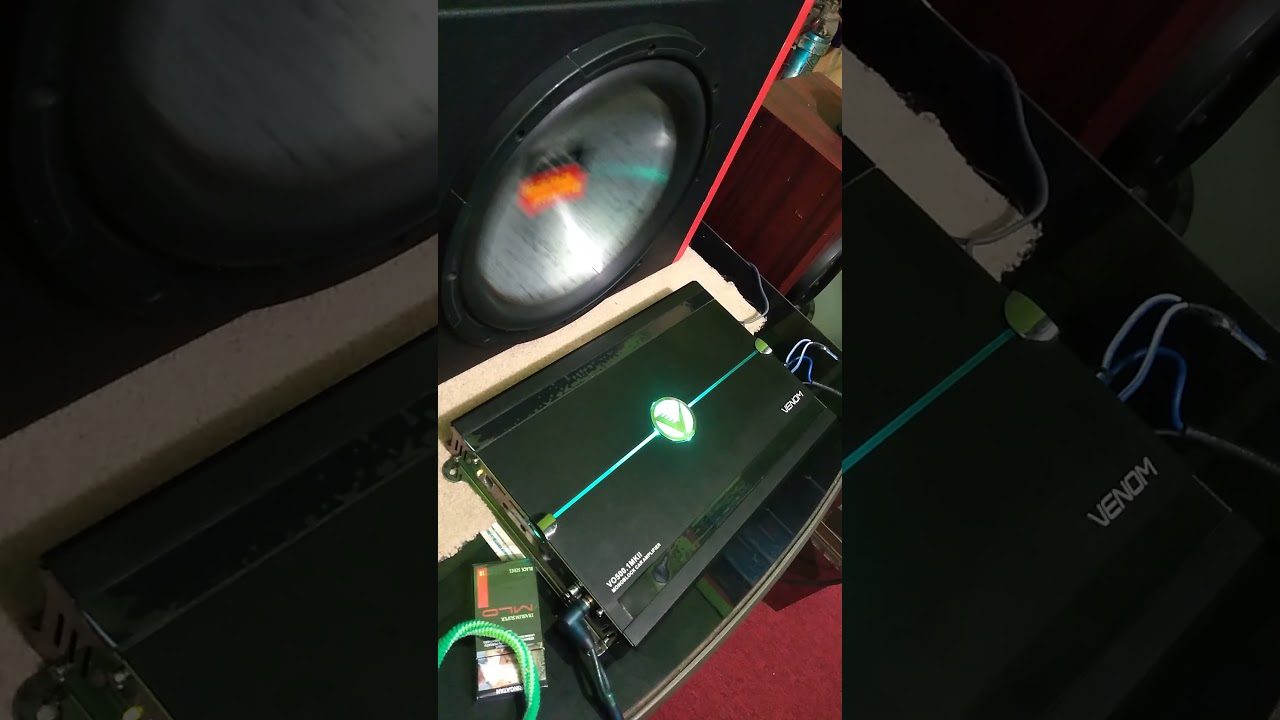 TES AMPLIFIER MONOBLOK VENOM V500.1 MKII #audio #caraudio #audiomobil #amp #bass  #trending #fypシ