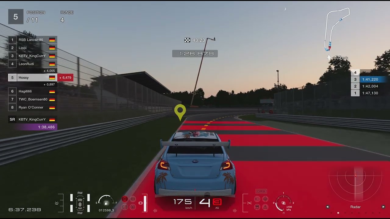 Gran Turismo 7_RLR WRXIsle-of-men-trophy 6A Monza Mainrace 50min
