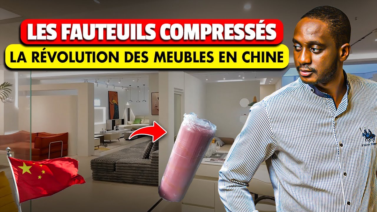 Des Fauteuils Chinois Compressés qui tiennent dans un sac à dos. (Visite de l’usine)