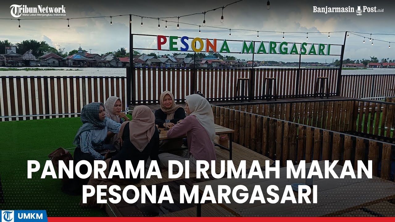 Pesona Kuliner di Warung Makan Terapung Margasari, Tapin Kalsel, Pemandangan Eksotis