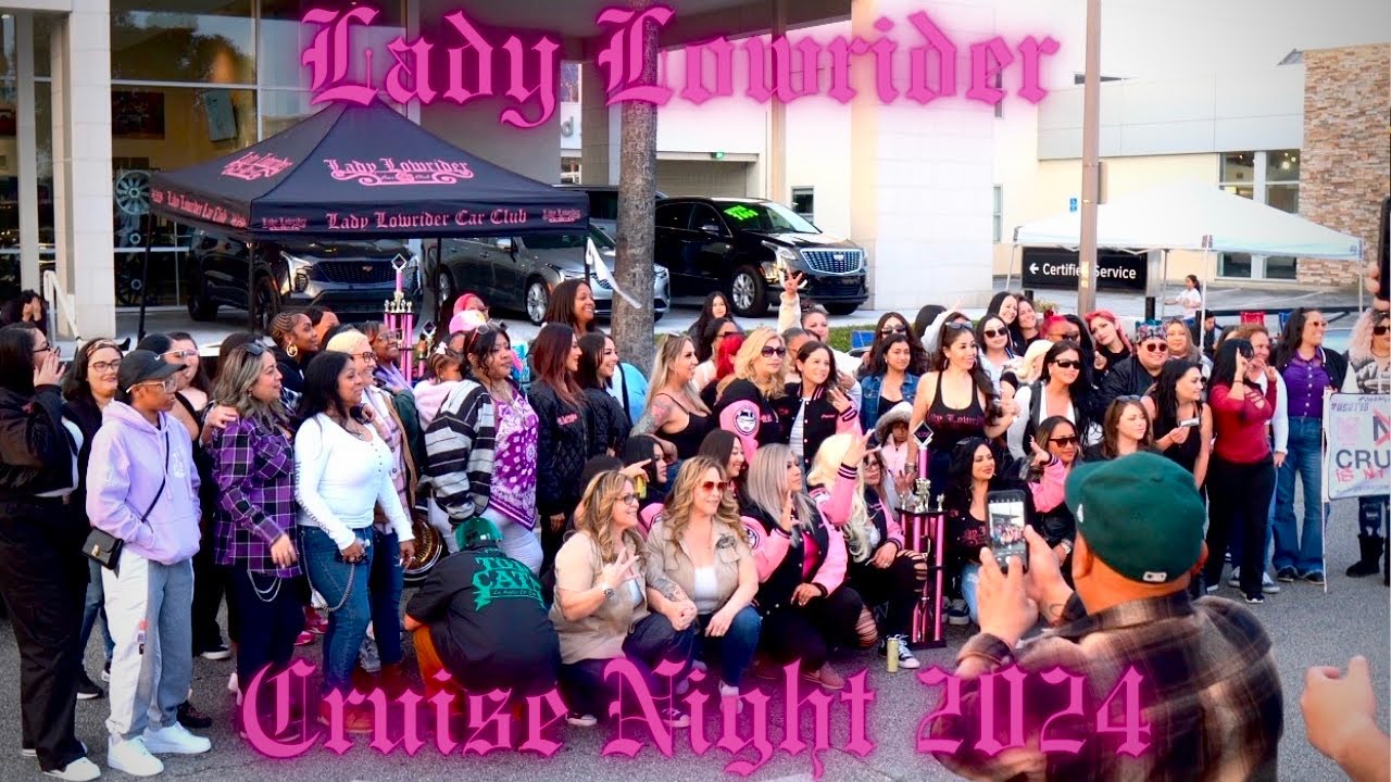 Lady Lowrider Car Club Cruise Night ~ Pasadena California