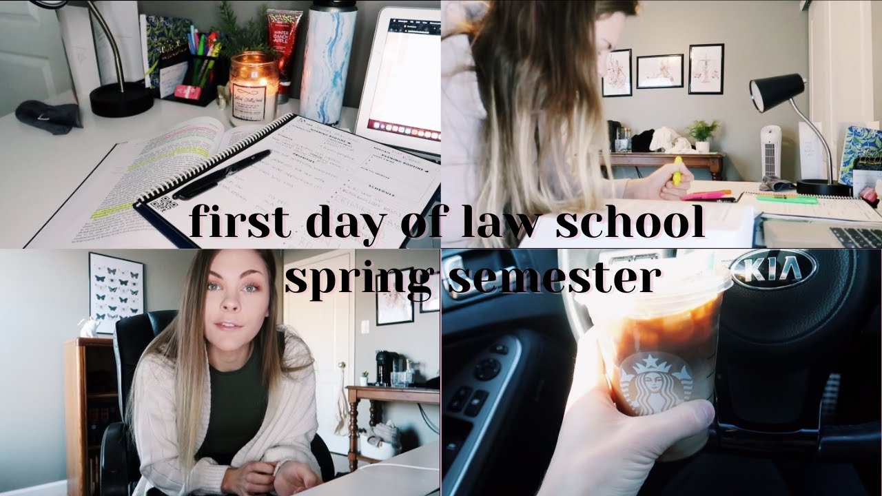 FIRST DAY OF LAW SCHOOL VLOG: Spring Semester!