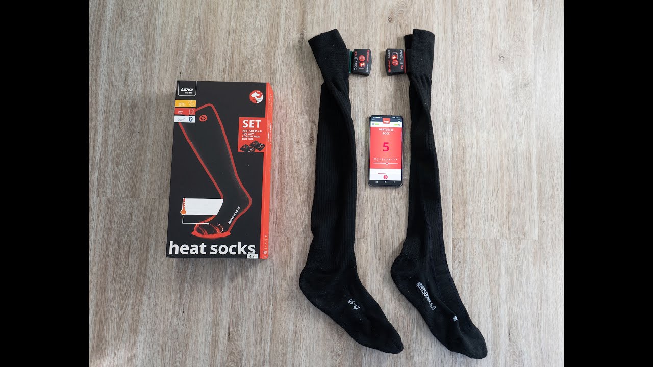 Heizsocken Lenz Heatsocks 4.0 - Unboxing/Test/Erfahrungsbericht/Bedienung der Heat-App