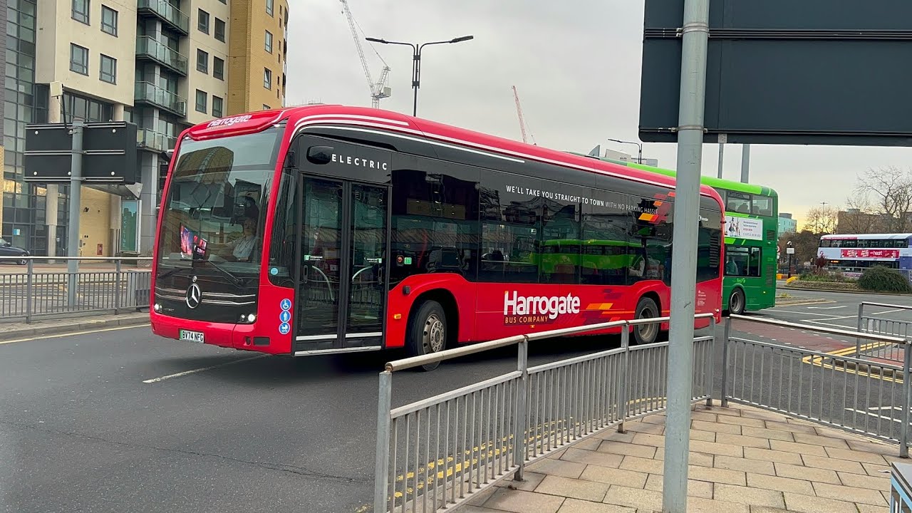 *electric beast* THBC: 1011 BV74 NFG on the 7 to Wetherby & Harrogate