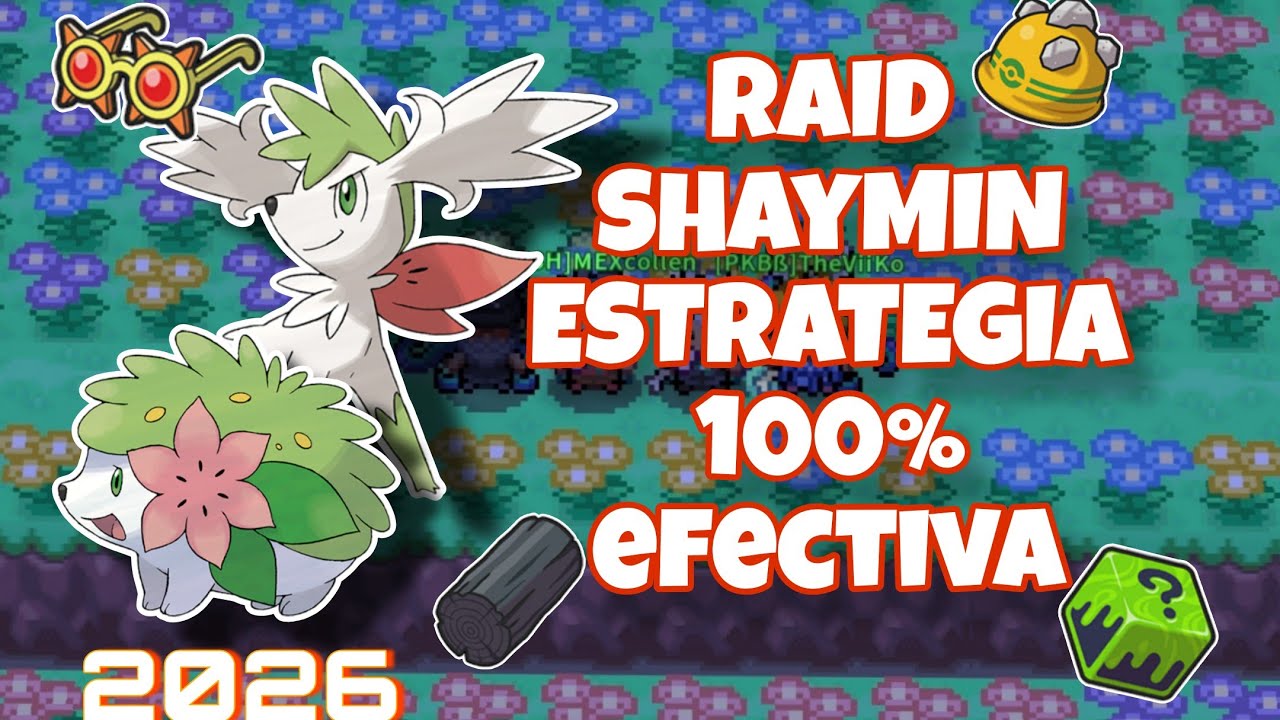 RAID SHAYMIN AÑO NUEVO LUNAR 2026 - ESTRATEGIA 100% EFECTIVA - Yougrp - POKEMMO