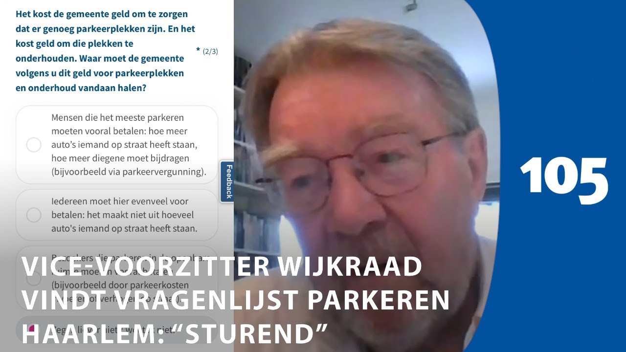 Wijkraad niet blij met 'sturende vragen' over parkeren in Haarlem | Haarlem105