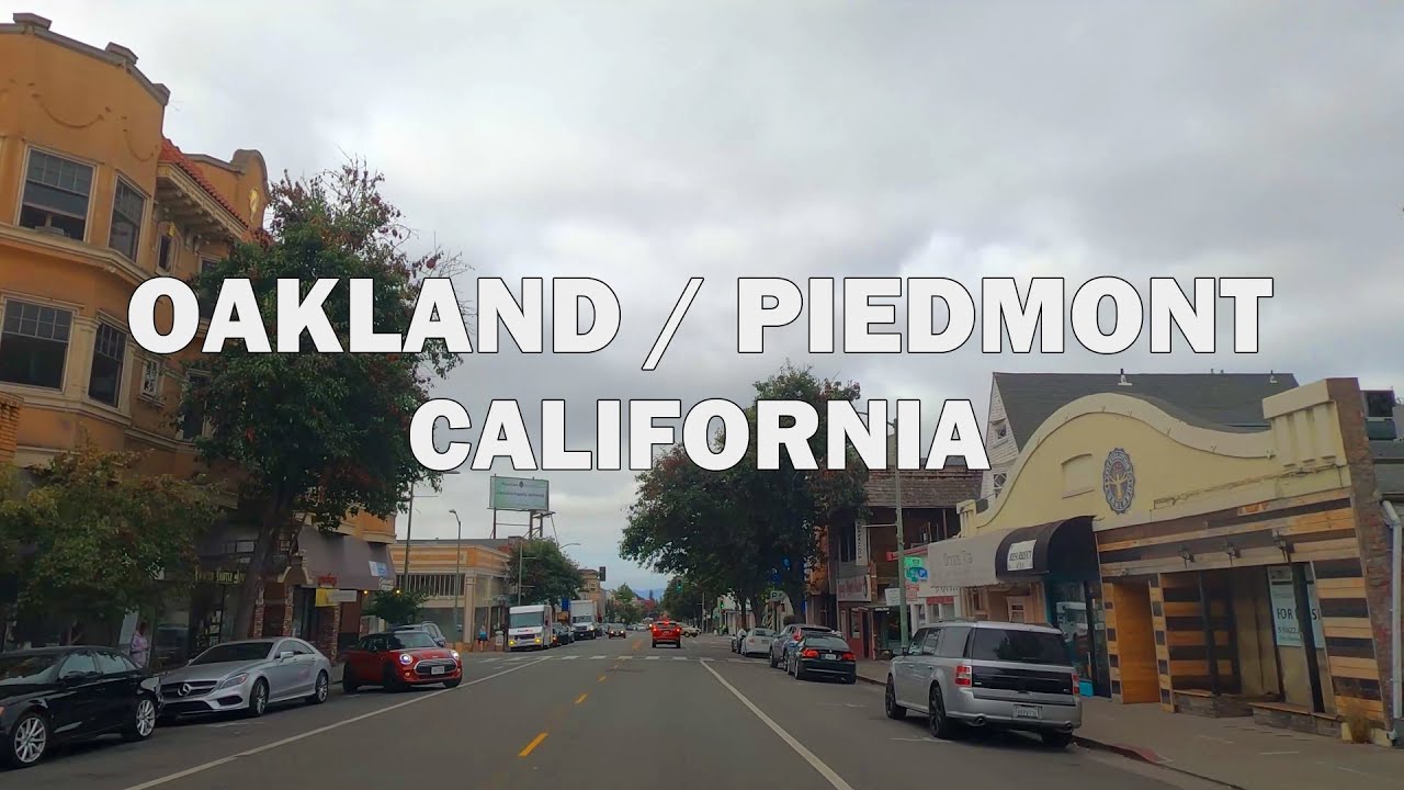 Oakland / Piedmont, CA - Driving 4K