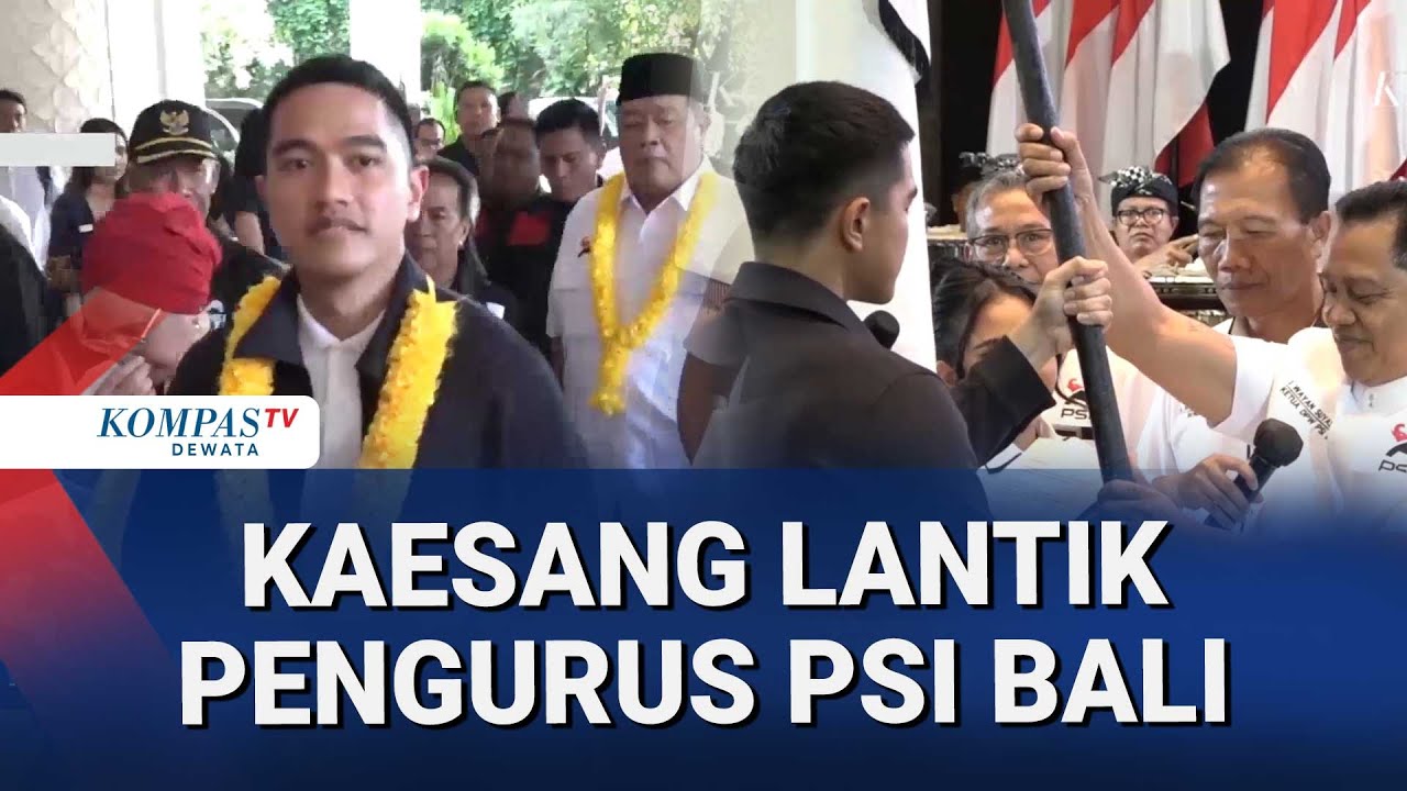 Kaesang Lantik Pengurus PSI Bali