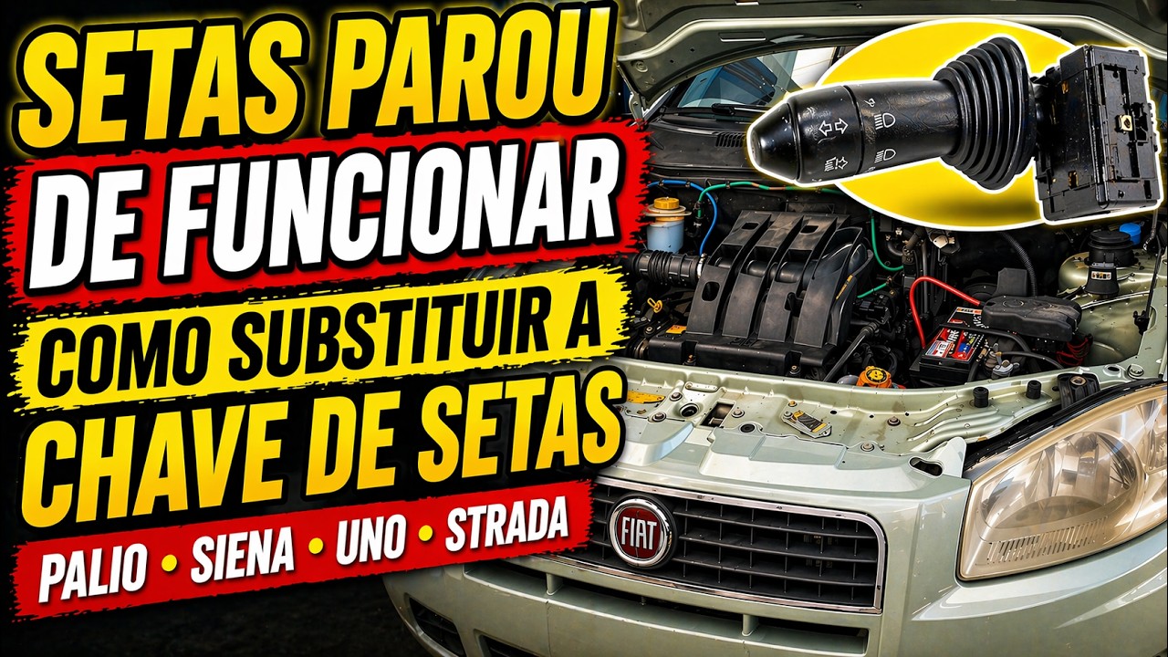 PISCA ALERTA OU SETAS PAROU DE FUNCIONAR/VEZ EM QUANDO FUNCIONA FIAT PALIO SIENA UNO STRADA PUNTO!