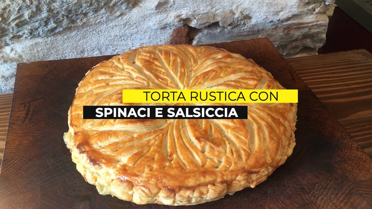 #tortasalata con spinaci e salsiccia